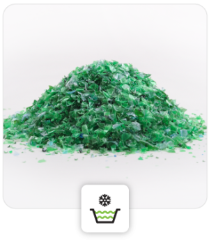 <b>Color:</b> Green</br></br>
<b>Process :</b> CW</br></br>
<b>Contamination :</b> < 300 PPM</br></br>
<b>Size :</b> 10mm, 12mm, 16mm</br></br> 
<b>Moisture :</b> < 1%</br></br>